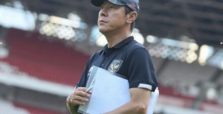 Pelatih Timnas Indonesia, Shin Tae-yong.