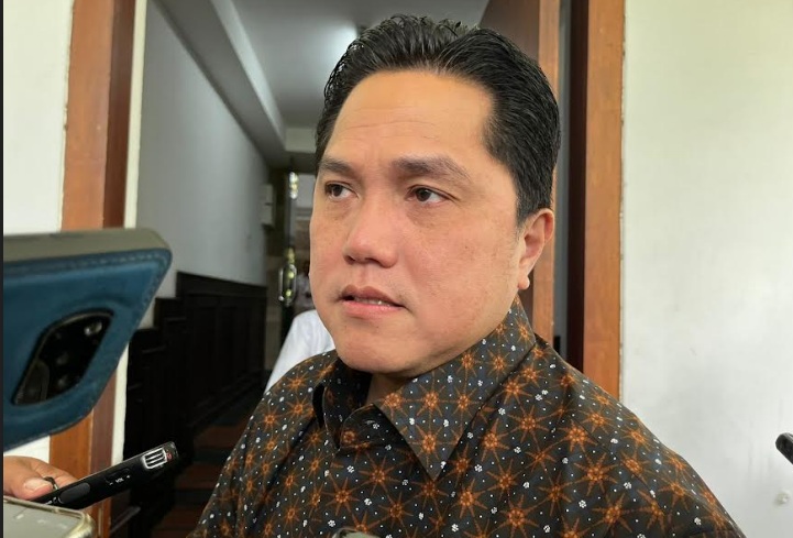 Erick Thohir bertemu Bos OJK.