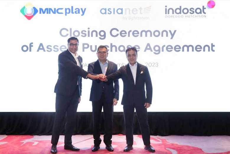 MNC Play, Indosat dan Asianet sepakat jalin kerjasama