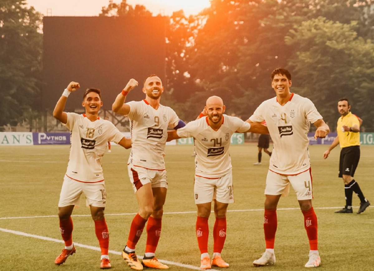 Para pemain Bali United kala berlaga.