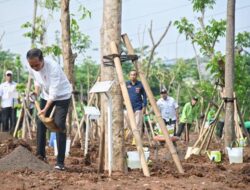 Presiden Jokowi Tanam Pohon di Pulogadung, Perlawanan Terhadap Polusi Udara di Jabodetabek