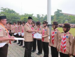 Rida Ananda Pimpin Upacara Peringatan Hari Pramuka Ke 62 Tahun 2023