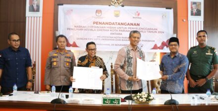 Komitmen Sukseskan Pilkada Serentak 2024 ; Pemko Pariaman Tandatangani NPHD