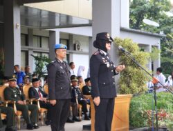 Kapolres AKBP Wahyuni Inspektur Upacara Hari Pahlawan ke 78 Di Payakumbuh