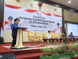 Pertemuan Pemilu Damai 2024 DiIkuti Stat Ahli Kepala Daerah Se Sumbar