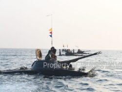 Latihan Glagaspur L-III Satkor dan Satfib Koarmada II Masuki Tahap Pendaratan Amfibi