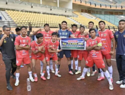 Bonus Rp75 Juta dari Gubernur, Tim Sepakbola Porwil Sumbar ke Final