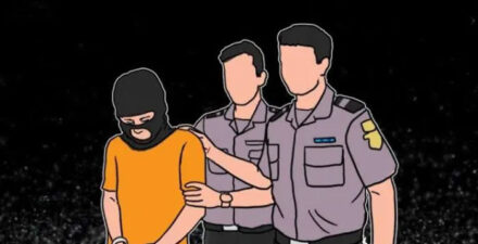 Ilustrasi Polisi salah tangkap pelaku pembobol minimarket.