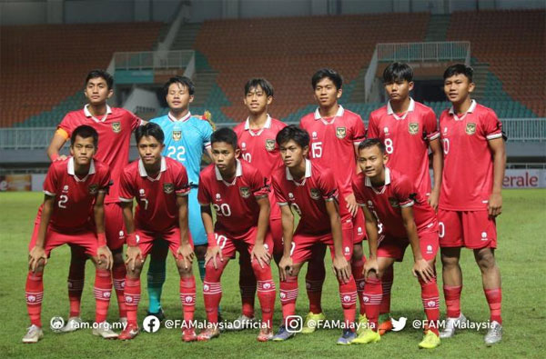 Skuad Timnas Indonesia U-17 siap melawan tim tangguh Ekuador pada lagar pembuka, Jumat 10 November 2023.