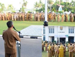 Pj Walikota Pariaman Pimpin Apel Gabungan, Ini Pesannya