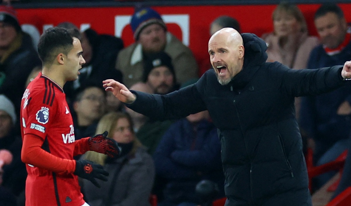 Erik Ten Hag kala mendampingi Manchester United berlaga.