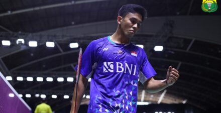 Tunggal putra Indonesia, Yohanes Saut Marcellyno.