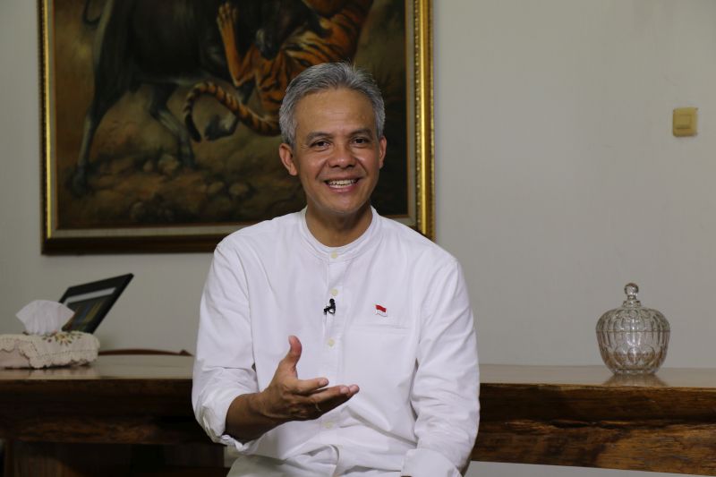 Ganjar Pranowo Bicara soal Penerimaan Pajak.