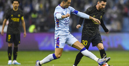 Cristiano Ronaldo dan Lionel Messi bisa saling berhadapan di Riyadh Season Cup 2023.