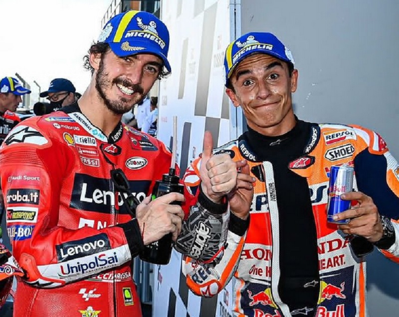 Marc Marquez dan Francesco Bagnaia.