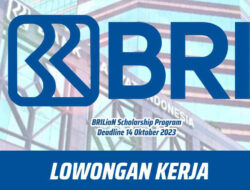 Lowongan Kerja Terbaru: BRI Membuka BBOP Regional Office Palembang Tahun 2023