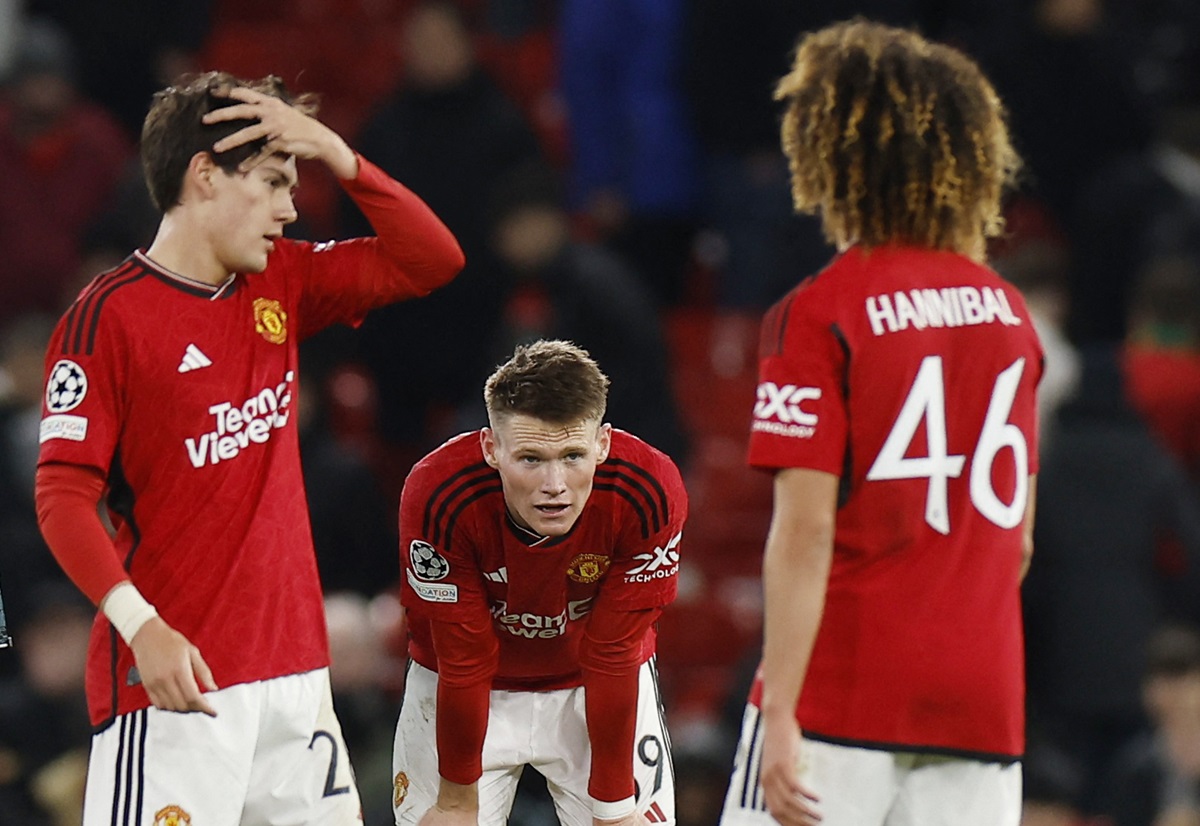 Para pemain Manchester United kala berlaga.