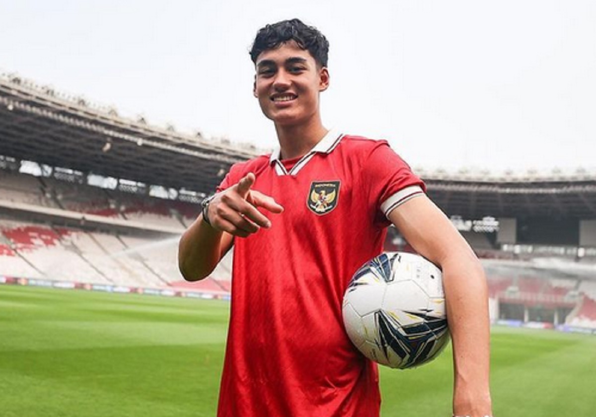Rafael Struick kala membela Timnas Indonesia.