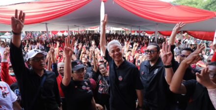 3000 petani dan nelayan dukung Ganjar Pranowo turunkan harga pangan.