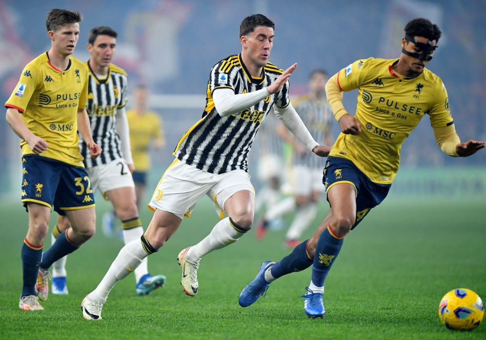 Juventus gagal mencuri poin penuh di markas Genoa.
