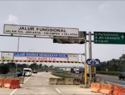 Jasa Marga Siapkan Tol Japek II Selatan untuk Antisipasi Arus Libur Natal 2023