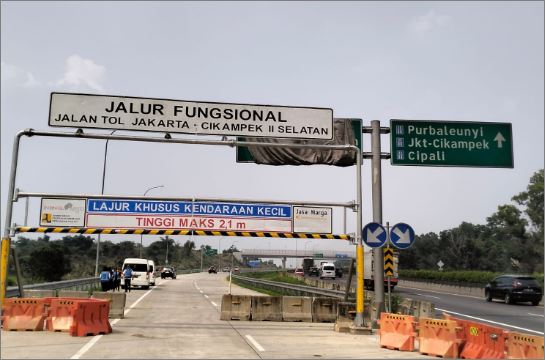 Tol Japek II Selatan Siap Beroperasi saat Libur Nataru 2023/2024.