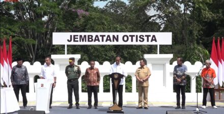 Jembatan Otista Kota Bogor Diresmikan.