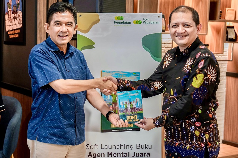 Peluncuran buku 'Agen Mental Juara' di Jakarta, Jumat (22/12/2023).