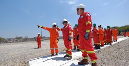 SKK Migas Cek Produksi di Lapagan Jambaran Tiung Biru.