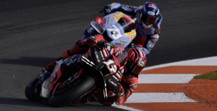 Maverick Vinales diharapkan sukses oleh Aprilia pada MotoGP 2024.