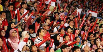 Fans Bulu Tangkis Indonesia.