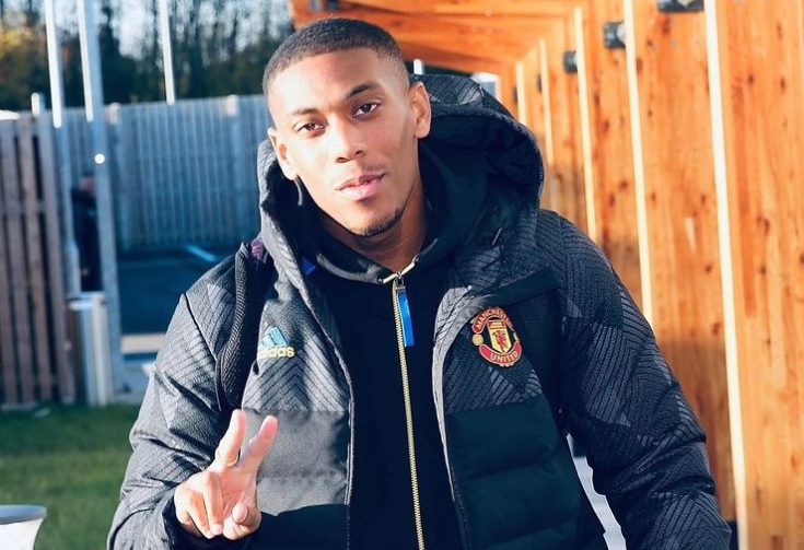 Pemain Manchester United, Anthony Martial.