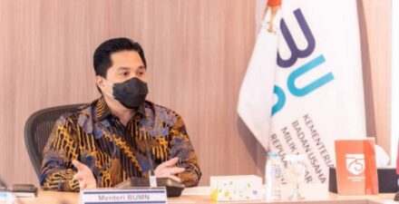Menteri BUMN Erick Thohir pamer hasil transformasi BUMN di akhir 2023.