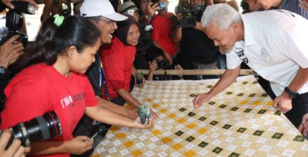 Ganjar Pranowo Berikan Kejutan di Kampung Bangkean Sukoharjo, Sentuhan Asli dalam Dunia Batik