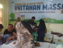 Wujud Kepedulian Perusahaan: Khitanan Massal Gratiskan 40 Pelajar Dumai