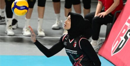 Megawati Hangestri ketika tampil untuk Red Sparks di Liga Voli Korea Selatan