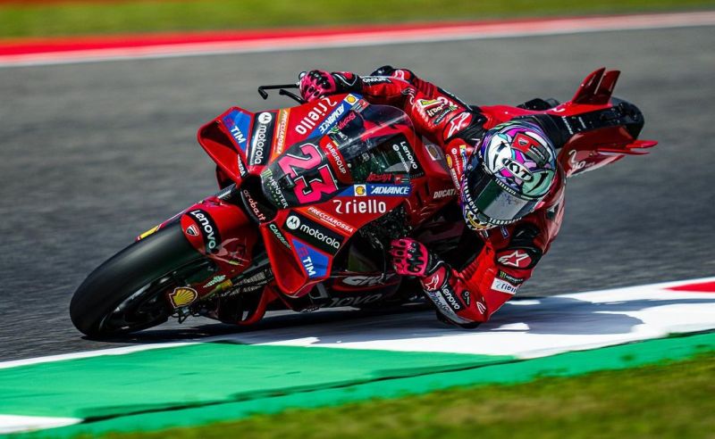 Enea Bastianini mengungkap berapa kecepatan motor Ducati Desmosedici GP.