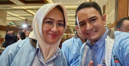 Aditya Yusma Pimpin Yel-yel Prabowo-Gibran di Debat ke Dua Pilpres 2024 Cawapres
