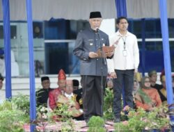 Pimpin Upacara Hari Bakti PUPR ke-78, Gubernur Mahyeldi Ingatkan Soal Ketelitian dalam Penggunaan Anggaran untuk Pembangunan