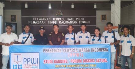 Tingkatkan Kemitraan Bidang Informasi dan Publikasi, PPWI Pulpis Audensi dengan Penkum Kejati Kalteng