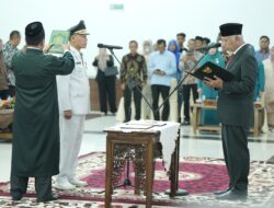 Lantik Sabar AS sebagai Bupati Pasaman, Gubernur Mahyeldi Berharap Target Pembangunan Segera Direalisasikan