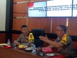 Polres Pulang Pisau Siap Amankan Nataru 2024 Dengan Menggelar Rakor Internal