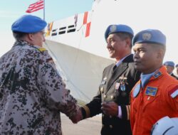 Satgas MTF TNI KONGA XXVIII-N/ UNIFIL Raih Medali Kehormatan Tertinggi PBB