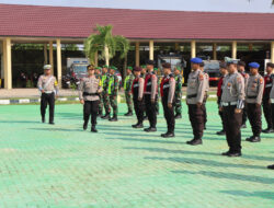 Polres Pulang Pisau Siap Amankan Nataru, Puluhan Pasukan Dilibatkan