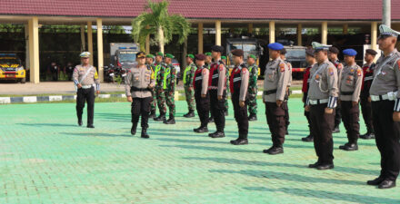 Polres Pulang Pisau Siap Amankan Nataru, Puluhan Pasukan Dilibatkan