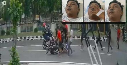 Oknum TNI diduga aniaya relawan Ganjar di Bayolali, Jateng. Insert korban dirawat di rumah sakit. (ist)