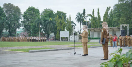 Pejabat Wali Kota Jambi Memimpin Apel Disiplin: Menguatkan Komitmen Kinerja dan Netralitas ASN