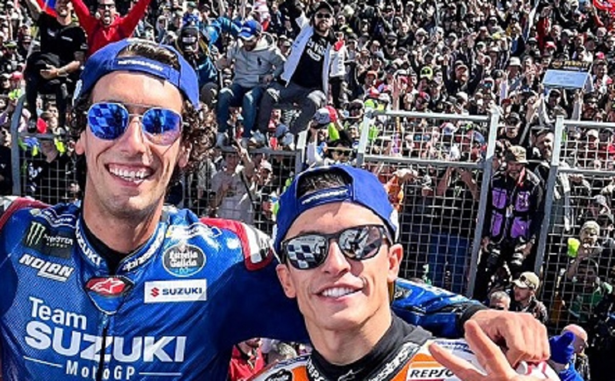 Alex Rins dan Marc Marquez kala mentas di MotoGP.
