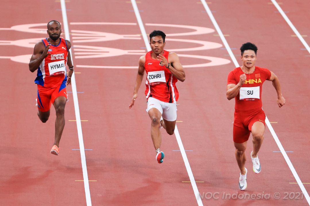Lalu Muhammad Zohri jadi satu-satunya wakil Asia Tenggara di 100 meter putra Olimpiade Tokyo 2020.