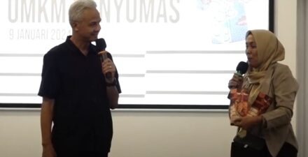 Ganjar Pranowo Bertemu UMKM Banyumas di Hetero Space.